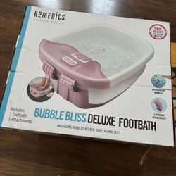 Homedics Bubble Bliss Delux Foot bath 