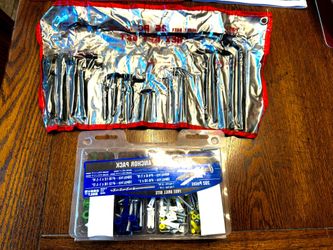 Hex key set And Screw Anchor pack