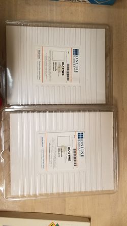 Online Labels OL700WX Standard Matte White Labels 250sheets=3,000 Labels& Online Labels OL177WG 100sheets 100 labels