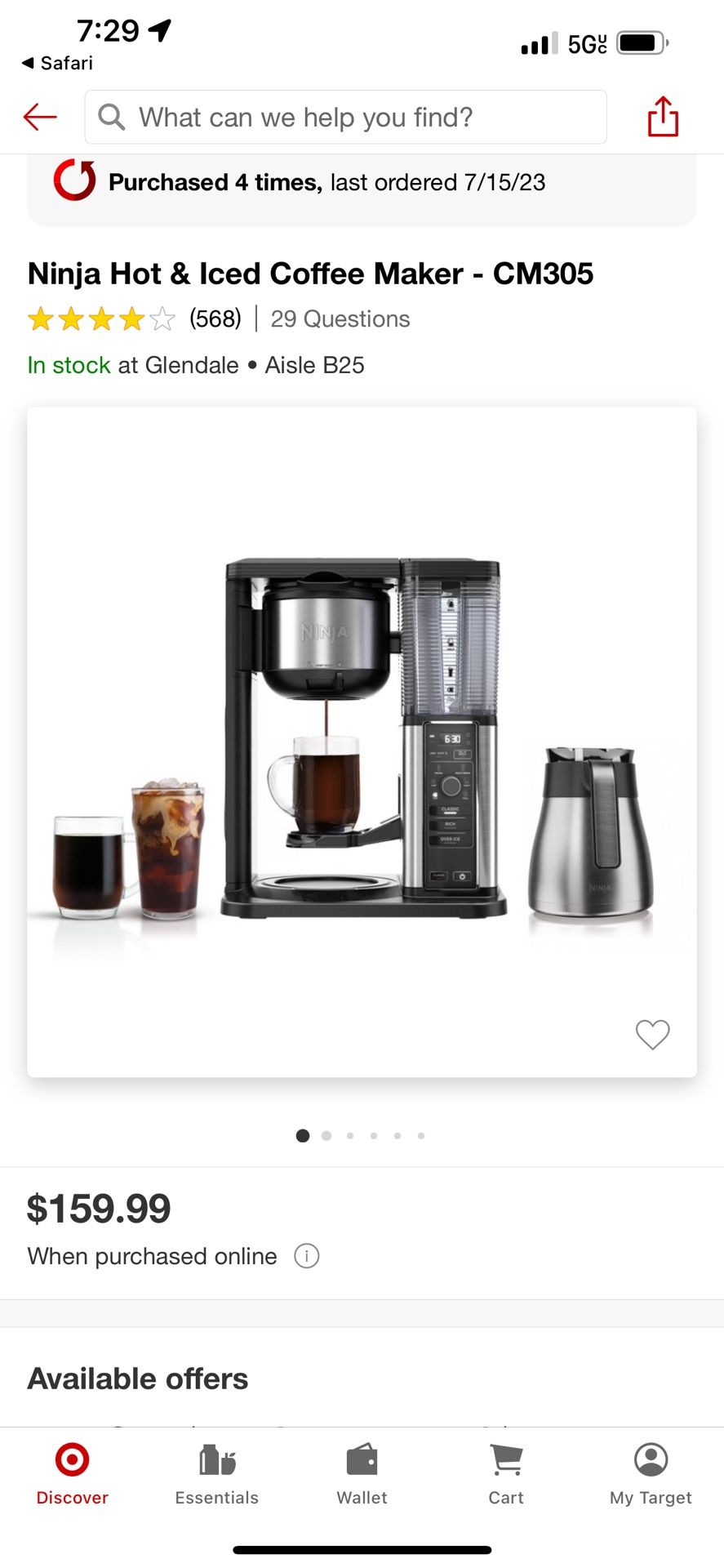 Ninja Hot & Iced Coffee Maker