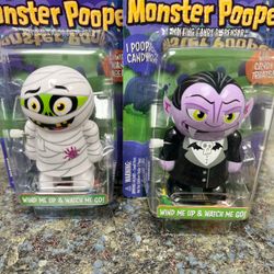 Monster Pooper Walking Candy Dispensers – Set of 2