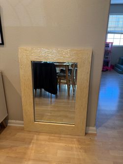 Ivory Mother of Pearl Peri 1 Mirror