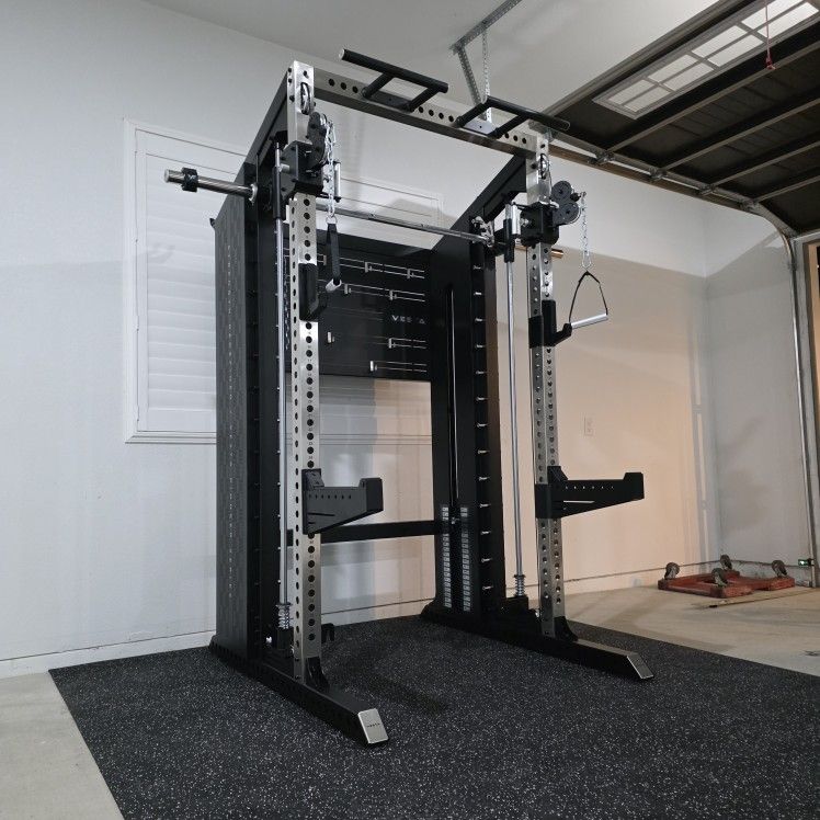 🔥NEW Vesta Pioneer 3in1 | Functional trainer | Squat Rack | Smith Machine | 200lbs weight stack | Gym Equipment | Commercial Grade | FREE DELIVERY 🚛
