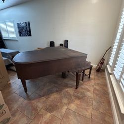 Antique Baby Grand Piano