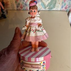 Madame Alexander Music Box 7 Inches Tall Mint