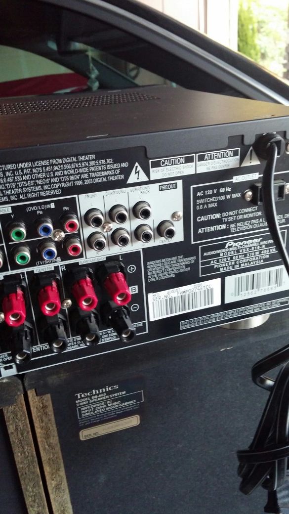 Pioneer A/V. Receiver VSX-816