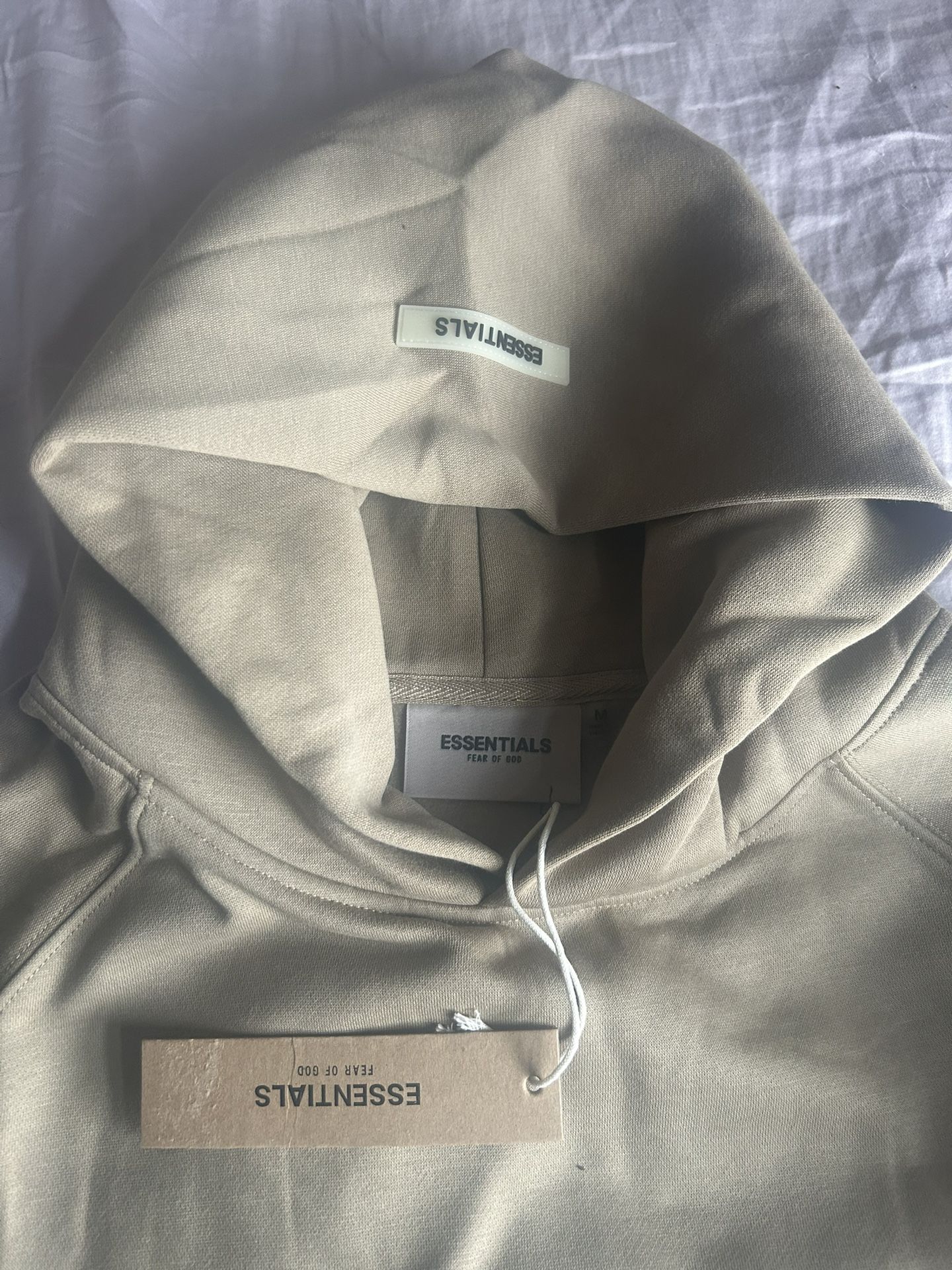 Tan Essentials Hoodie Size:M