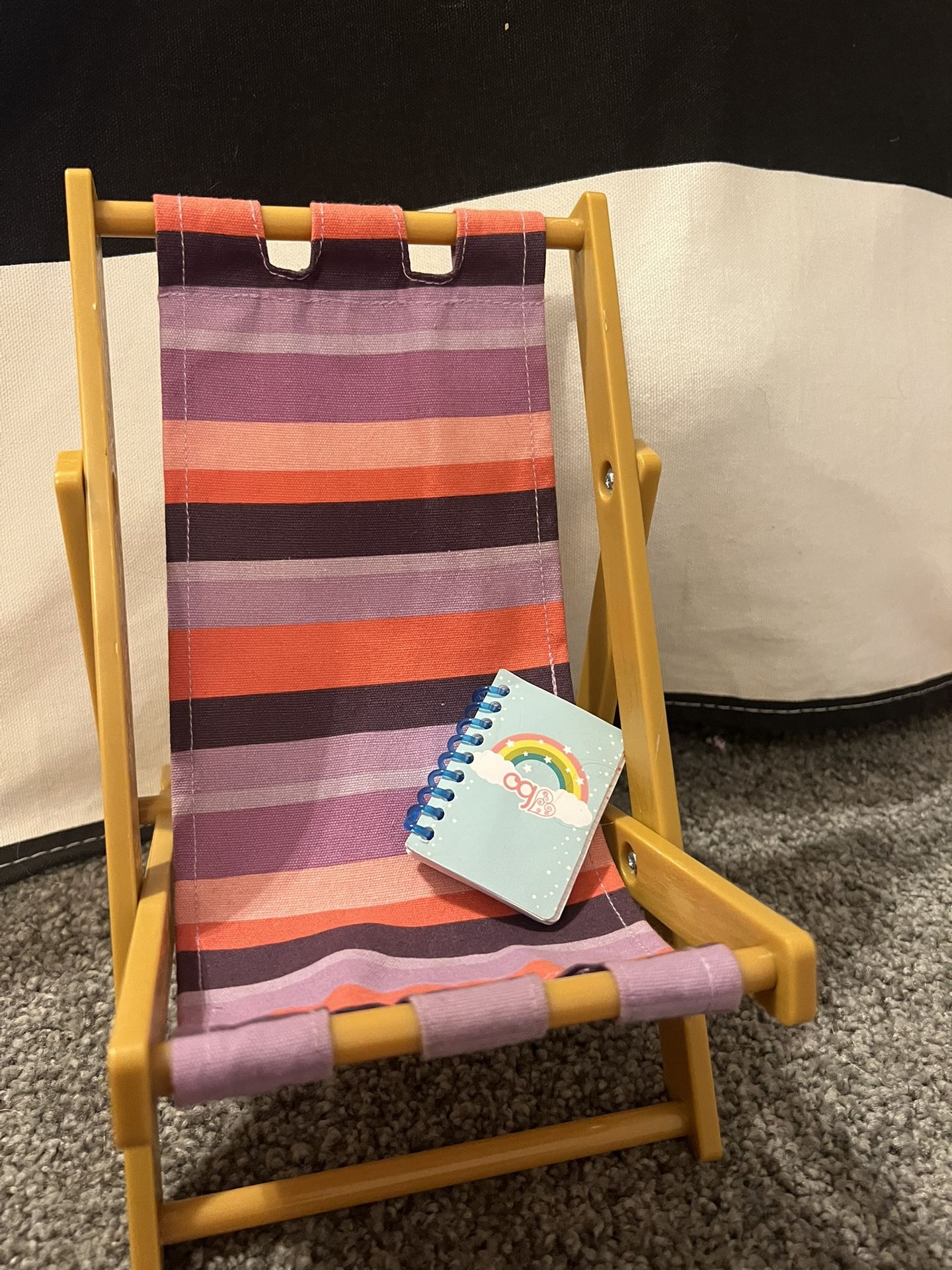 American Girl Doll Lounge Chair And Clothes