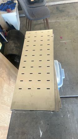 Stainless Steel Pegboard Panels x10