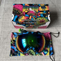 RipnDip Adult Unisex Winter Ski Snowboard Psychedelic Goggles w/ Box NEW