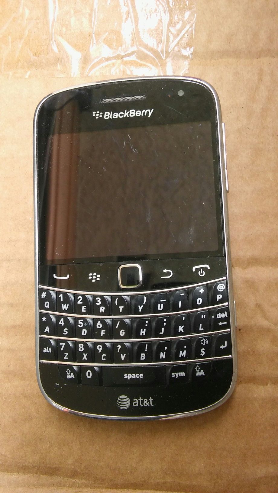 Blackberry bold 9900 AT&T non camera used in good condition some scratches and scuffs. Refurbished