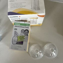 Breast Pump/ Flanges/ Storage Bottles 
