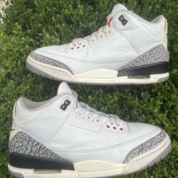 Size 10 - Jordan 3 Retro Mid White Cement Reimagined