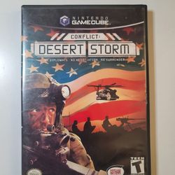 Gamecube Game.. Conflict Desert Storm !!