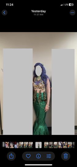 Mermaid costume halloween - please read details for specifics and sizes