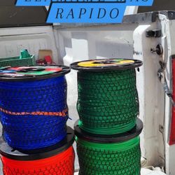 🌶🍾🍸🍹""!! Rollos de hilo para cortar el pasto!!""
Tengo rollos de Hilo de 3 Libras Para cortar pasto es del standard .095 de diferentes colores y d