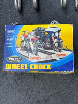 4 Motorcycle wheel chocks  for trailer