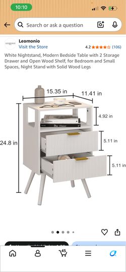 Bedside table (used only 3months)
