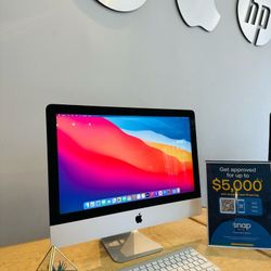 YEAR END SALE  Apple iMac 21” Core i5 Processor/8GB/256GB Desktop  Warranty‼️Finance Now Comes with Office & Final Cut