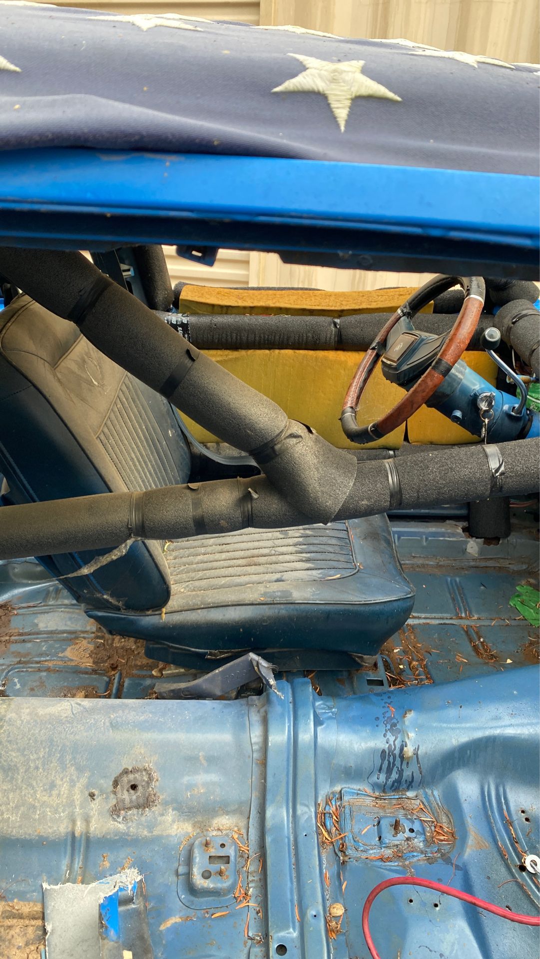Demolition derby car