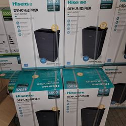 New Hisense 50-pints Dehumidifier With Built-in Pump 
