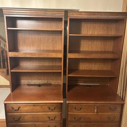 Set Of 2 - Hooker Brand Furniture Lateral File & Hutch