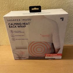 Sharper Image Calming Heat Back Wrap with Relaxing