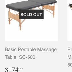 Sierra Comfort massage table portable.  Great for Travel office home