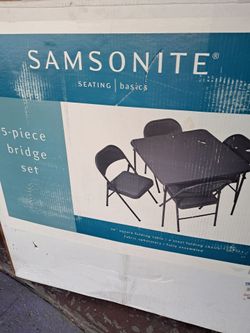 Samsonite  New Table Set