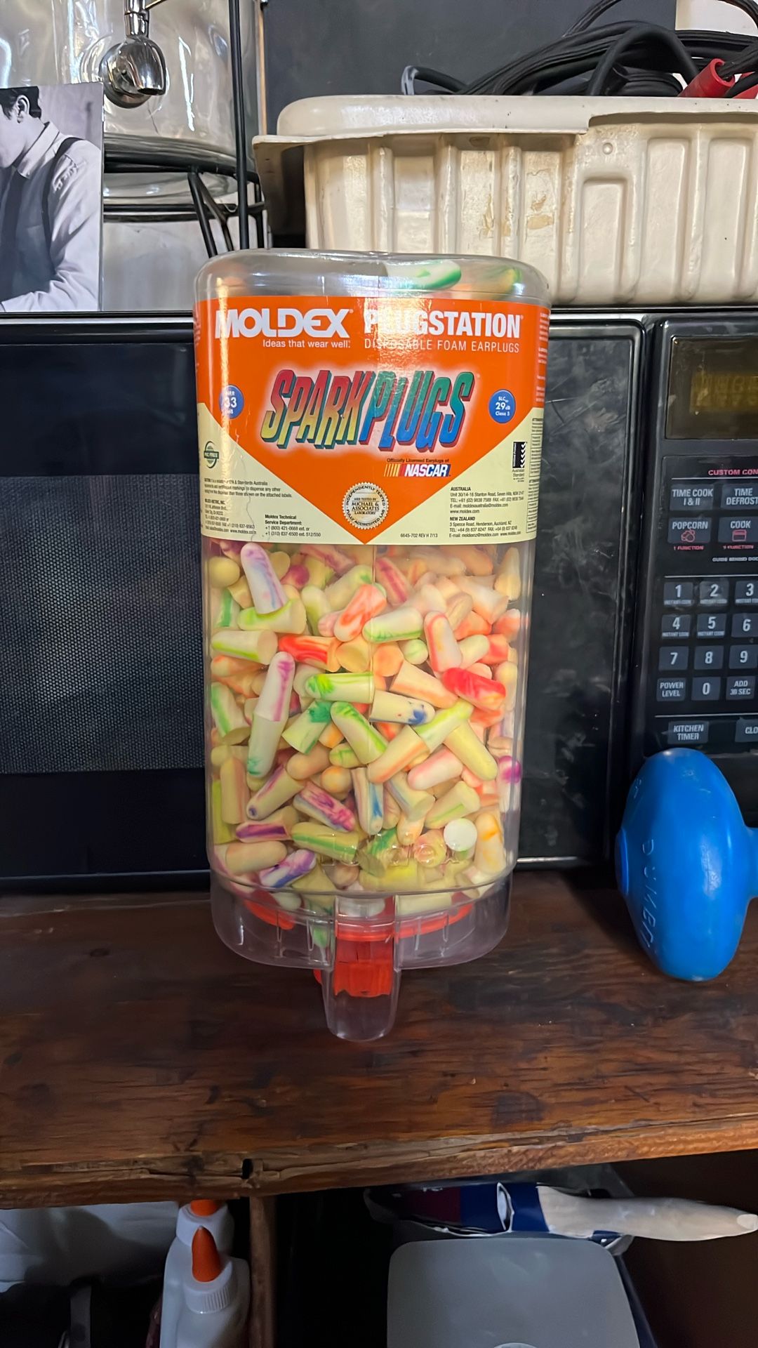 Hundreds of pairs of earplugs