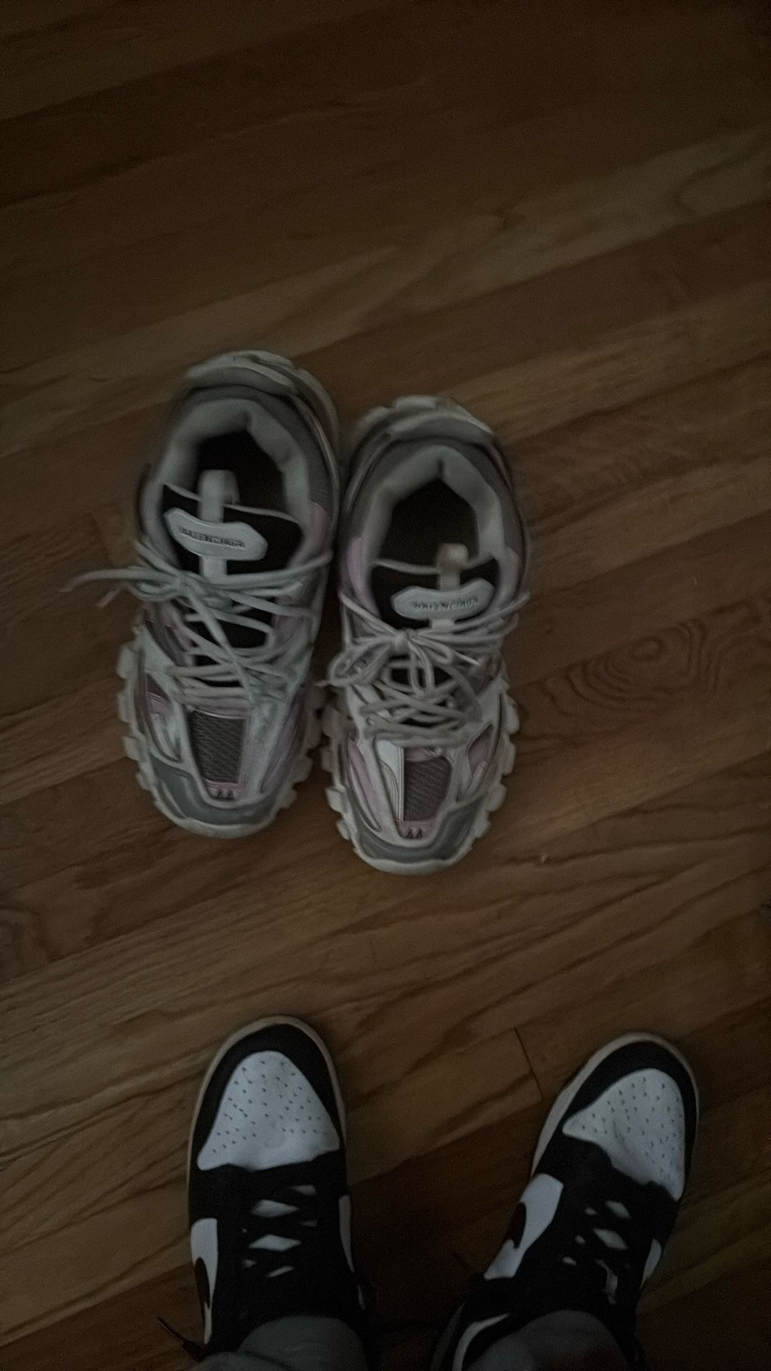 Balenciaga Tracks grey pink size 44