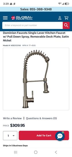 $90 KITCHEN FAUCET NEW