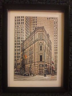 VINTAGE DOWNTOWN DETROIT PICTURE