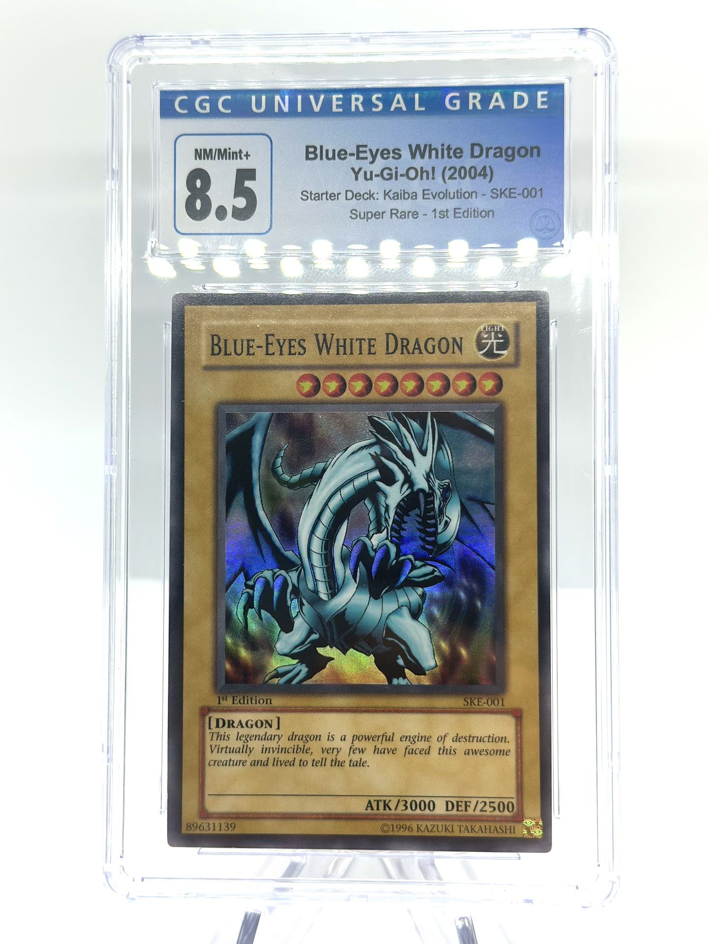 Blue-Eyes White Dragon - SKE-001 - 1St Edition - CGC 8.5 NM/Mint - Yu-Gi-Oh!  for Sale in Hialeah, FL - OfferUp