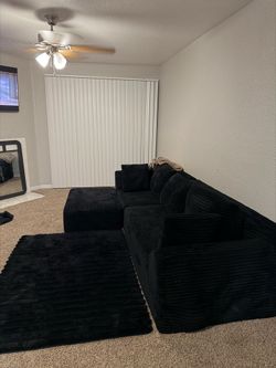 Black Boneless couch