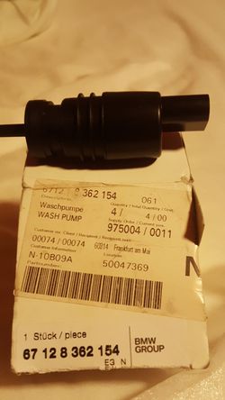 Bmw washpump