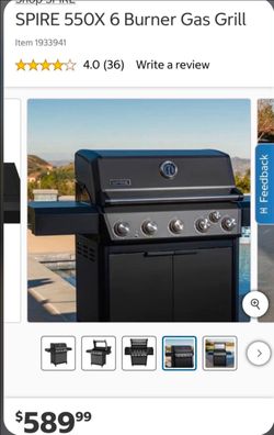 BRAND NEW PROPANE GAS BBQ GRILL WITH COVER INCLUIDED