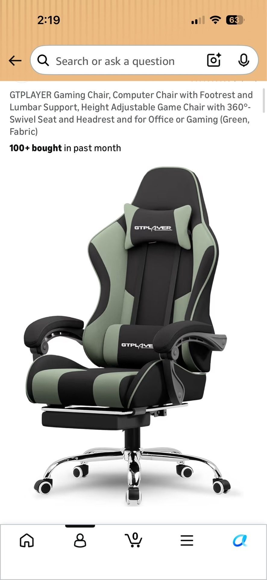 Gaming chair (Gtplayer)
