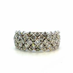 Woman’s Ladies 14k White Gold 2.00 CTW Lab Grown Diamond Band Ring Size 7 GP3137180