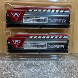 Patriot Viper Elite RAM 8GB (2x4GB) DDR4 PC4-1(contact info removed)MHZ PVEG240C5KRDDesktop