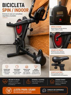 🔥 Bicicleta de Spinning / Indoor en excelente estado – Lista para usar