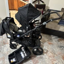 Morph two child stroller 