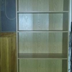 Bookcase size length 72 inches width 28 inches depth 12 inches