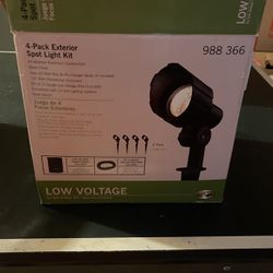 4 Pack External Spot Light Kit