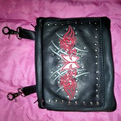 Leather Attachable Chap Bag 