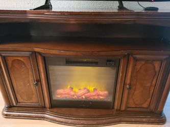 Electric Fireplace TV Stand Console