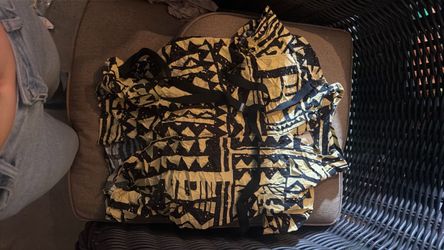 Stranger things eleven season 3 Yellow and Black Tribal Print Backpack