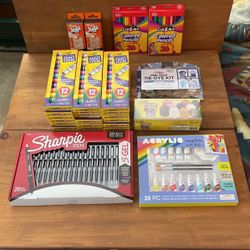 Summer Fun Back to School Paints Pens Games Tie-Dye Kit