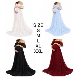 Lace Maternity Dress SIZE S-XL