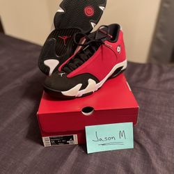 Jordan 14 Gym Red/Toro (worn 1x)